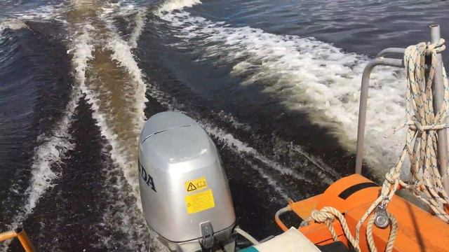 Honda BF 50 W.O.T Full throttle Acceleration смотреть онлайн