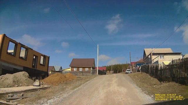 Белорецк Проезд по Октябрьскому посёлку 17 04 2022 смотреть онлайн