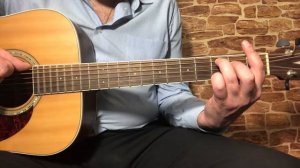 Аккорд Fm+7 на гитаре