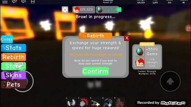 Как сделать ребертх бегом в сим качка в роблокс смотреть онлайн