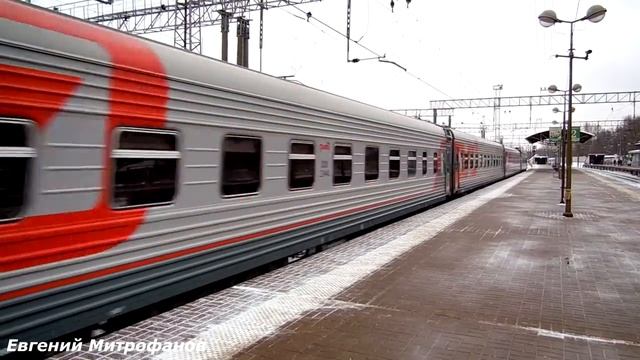 Электровоз ЧС2К-866 (ТЧЭ-10) со скорым поездом № 141Г, Чебоксары - Москва. смотреть онлайн