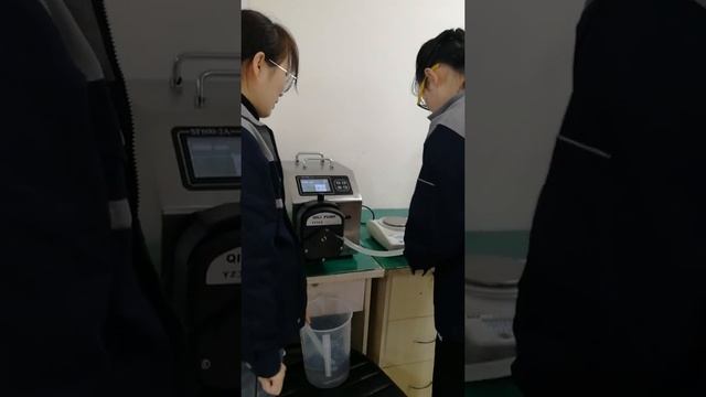 Precision testing for dispensing and filling peristaltic pump! смотреть онлайн