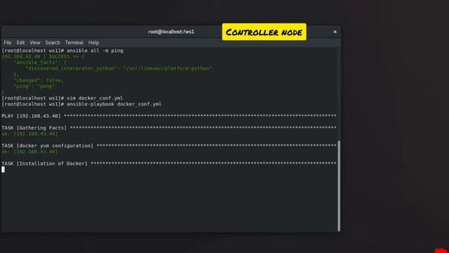Ansible automation | Docker Configuration смотреть онлайн