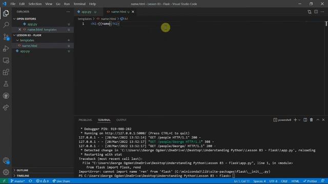 Understanding Python: Lesson 83 - Flask смотреть онлайн