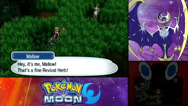 Pokémon Sun and Moon Walkthrough Part 12 | Mallow's Trial & Boss Totem Lurantis | 3DS Gameplay смотреть онлайн