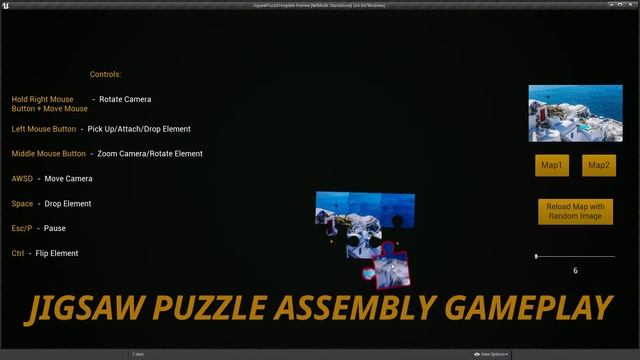 Jigsaw Puzzle Template 3D Demo Video смотреть онлайн