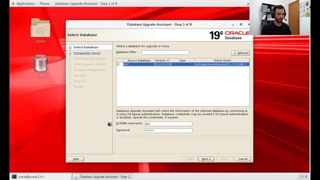 Upgrade Oracle: Do 11g Para 19c - Non-CDB com DBUA смотреть онлайн
