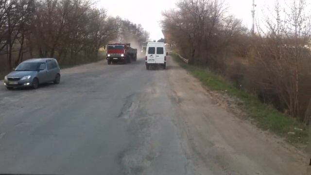 Дальнобой по Украине ,проезд города Изюм . смотреть онлайн
