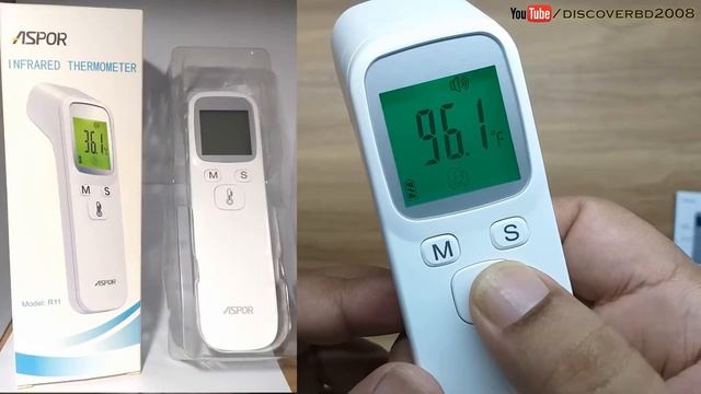 Aspor Infrared Non contact Thermometer R11 (2000/- BDT) смотреть онлайн