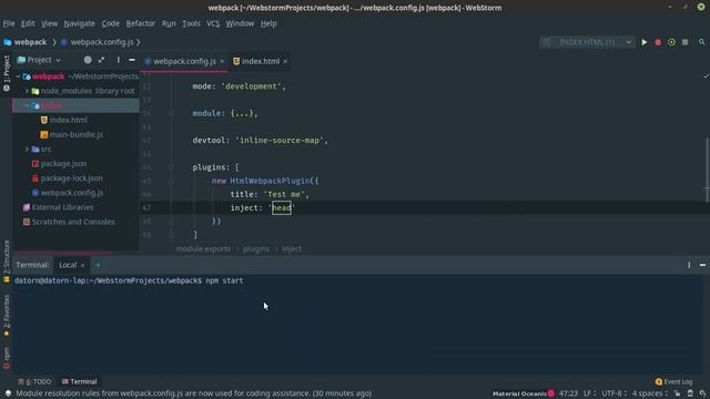 08 plugins & html webpack plugin смотреть онлайн