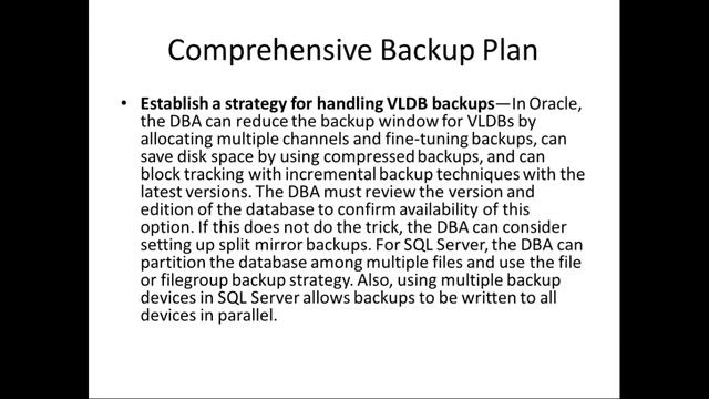 DBA - Backup and Recovery Strategies - by Sir Eudz смотреть онлайн