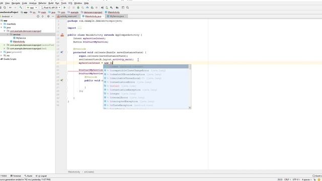 Android | App | Development | Training | Java : Android How to start a Service смотреть онлайн
