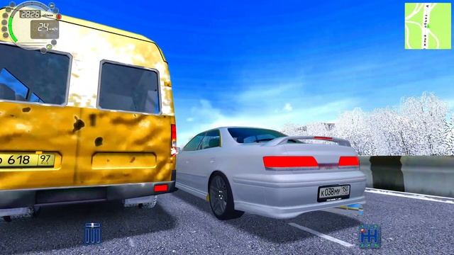 КАК НА ЭТОМ ЕЗДИТЬ??? ЯПОНСКАЯ ЛЕГЕНДА Марк 2 РАЗРЫВАЕТ ГОРОД - CITY CAR DRIVING + РУЛЬ смотреть онлайн