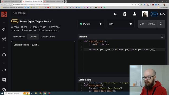 CodeWars: Sum of Digits / Digital Root смотреть онлайн
