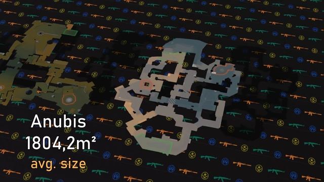 CS:GO Map Size Comparison смотреть онлайн