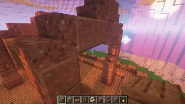 Стартовый дом из тропического дерева в Minecraft смотреть онлайн