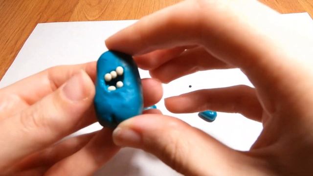 Как слепить из пластилина Монстра/Видео лепка смотреть онлайн