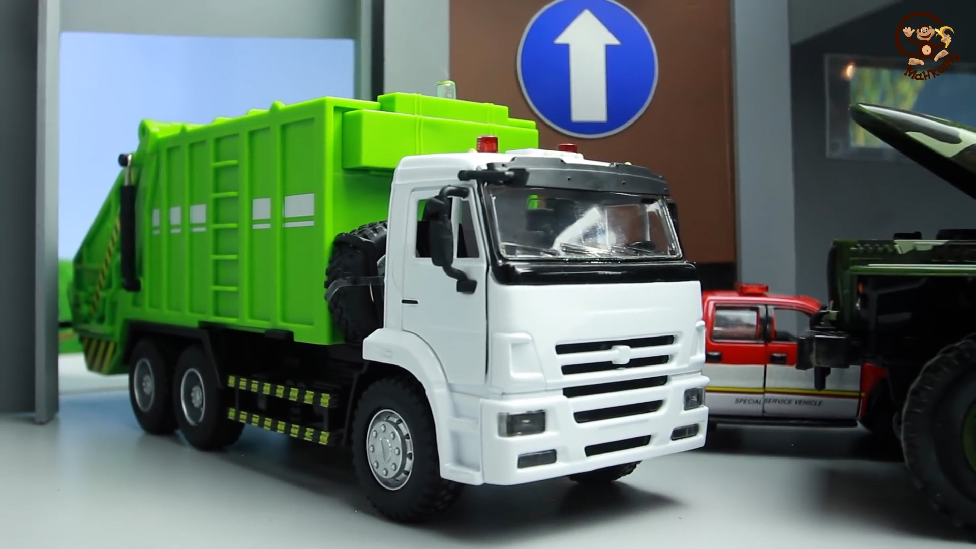 Мультик про Машинки. Мусоровоз, Эвакуатор и Экскаватор. МанкиМульт