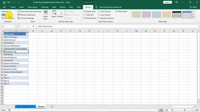 Excel - Data Validation in Depth - Create Auto Updating Drop-Down Lists смотреть онлайн