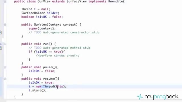 synapseindia android app Tutorial 1 29 Setting up a SurfaceView Thread смотреть онлайн