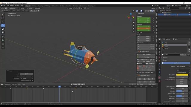 41. Blender LowPoly. Aircragt animated (часть 5) смотреть онлайн