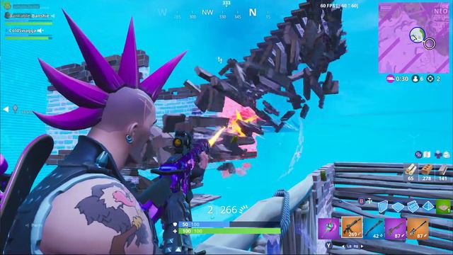 Fortnite elimination (riot skin, kevin skateboard) смотреть онлайн