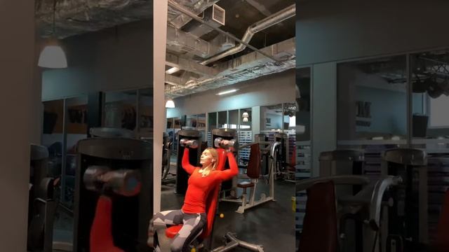 Жим гантелей сидя 10 кг *10 смотреть онлайн