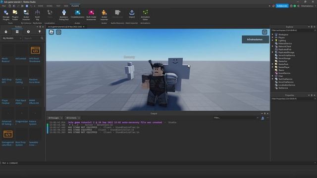 ROBLOX JoJo Game II #7 | Creating R6 Stands смотреть онлайн
