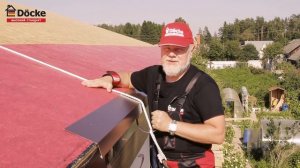 Устройство карниза под гибкую черепицу Docke PIE (Деке)