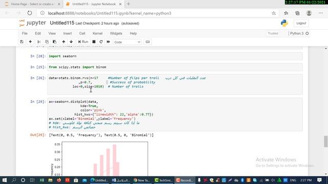 Statistics and Probabilities Binomial Distribution in Python Tutorial 05 смотреть онлайн