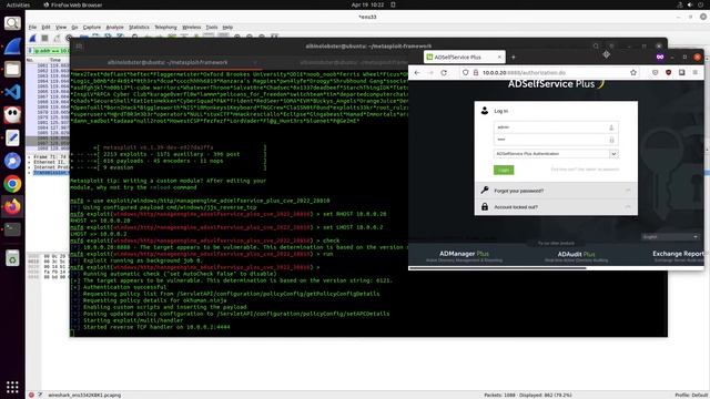 ManageEngine ADSelfService Plus: Authenticated RCE (CVE-2022-28810) with Metasploit смотреть онлайн