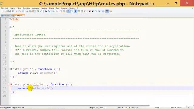 2 Routing Laravel PHP Framework смотреть онлайн