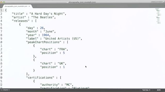 Intro to JSON - Data Wranging with MongoDB смотреть онлайн