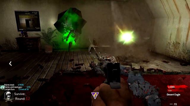 THE ZOMBIE BEDROOM GUN GAME ★ Call Of Duty Zombies Mod (Zombie Games)