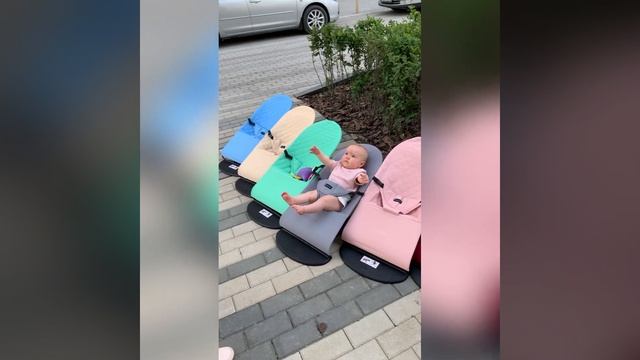 Шезлонг - качалка для детей с рождения Good Luck смотреть онлайн