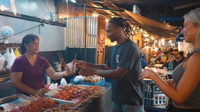 Americans try Filipino Street Food For the FIRST TIME!! 🇵🇭 | Charles & Alyssa Forever смотреть онлайн