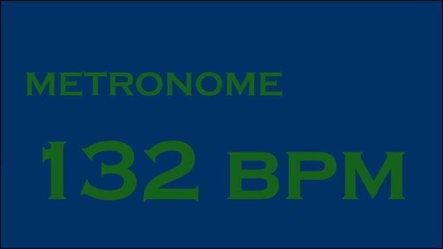 METRONOME 132 BPM смотреть онлайн