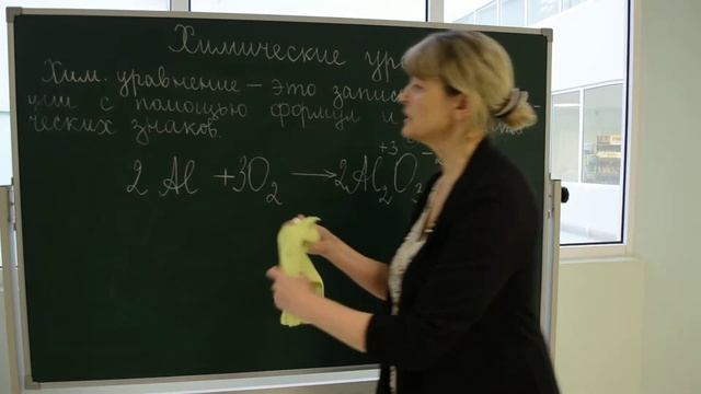 Урок химии для 8 классов "Химические уравнения" (учитель Швецова Елена Евгеньевна) смотреть онлайн