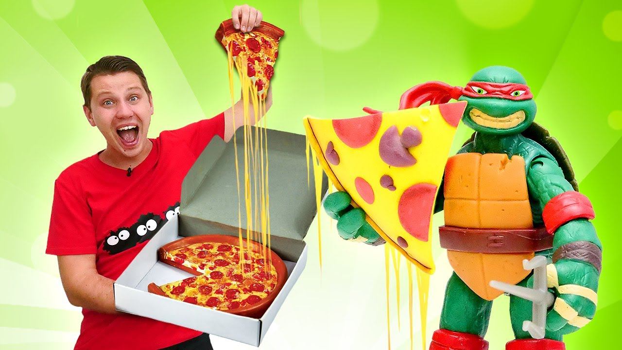 Черепашки ниндзя - Новые приключения игрушек - Веселые видео про игры для мальчиков смотреть онлайн