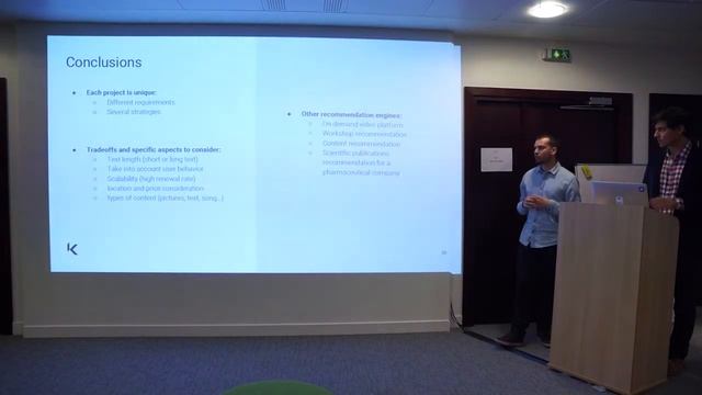 RecSysFR 9-2 - Building a recommender system with Annoy and Word2Vec - C. PEREZ S. MORBIEU - Kernix смотреть онлайн