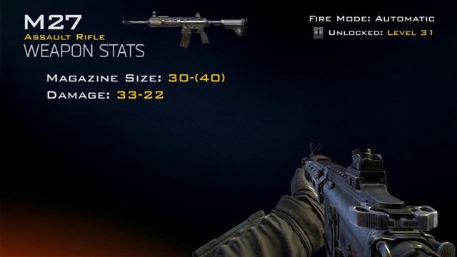 Black Ops 2 Гайд - M27