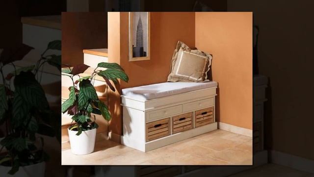 Дизайн прихожей. Идеи: организация и хранение вещей - обувница, банкетка, шкаф смотреть онлайн