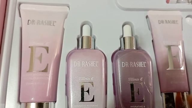vitamin E hydrating&restoring skin care kit||how to use Dr rashel vitamin E ||mom's kids care vlog смотреть онлайн