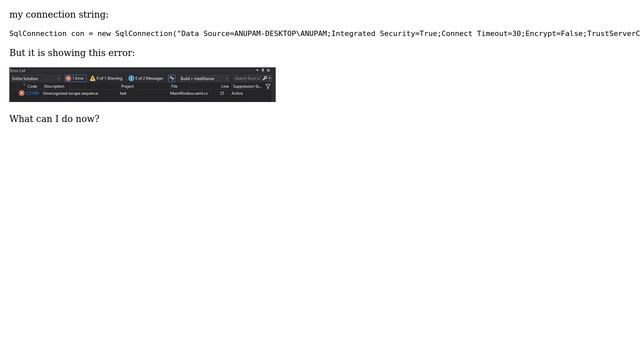 Connection string throws a SqlConnection Error (2 Solutions!!) смотреть онлайн