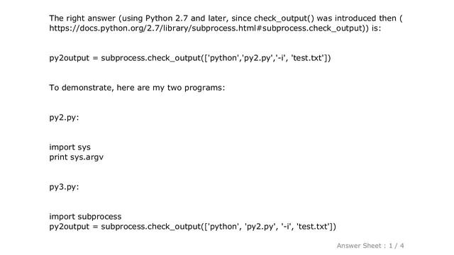 PYTHON : How do you use subprocess.check_output() in Python? смотреть онлайн