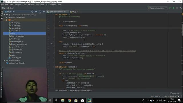 python#17 speech recognition | tribute inside short history смотреть онлайн