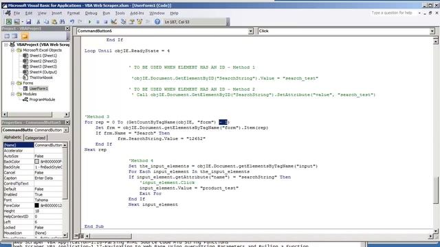 Web Scraper VBA Application1.24-Entering and Inputting Data Into Web Form Fields смотреть онлайн