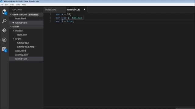 ES6 and Typescript Tutorial - 42 - Declarations and Annotations смотреть онлайн