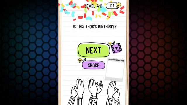 Brain Test: answers 400-423 levels FINAL смотреть онлайн