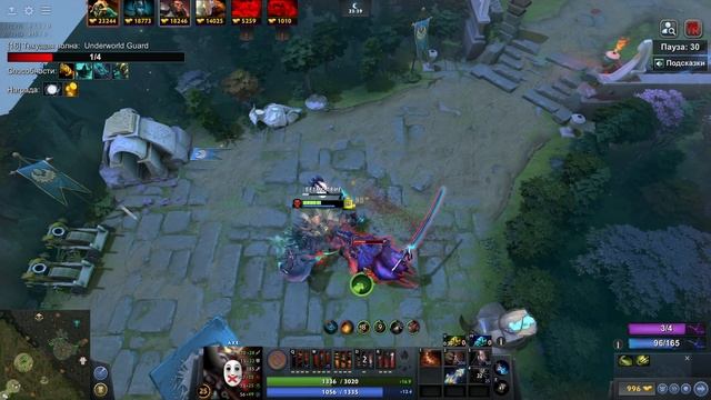 АКС ВАНШОТАЕТ 25го ЛИЧА, +100% УРОНА ОТ ЗАКЛИНАНИЙ / DOTA 1x6 / Дота 2 смотреть онлайн